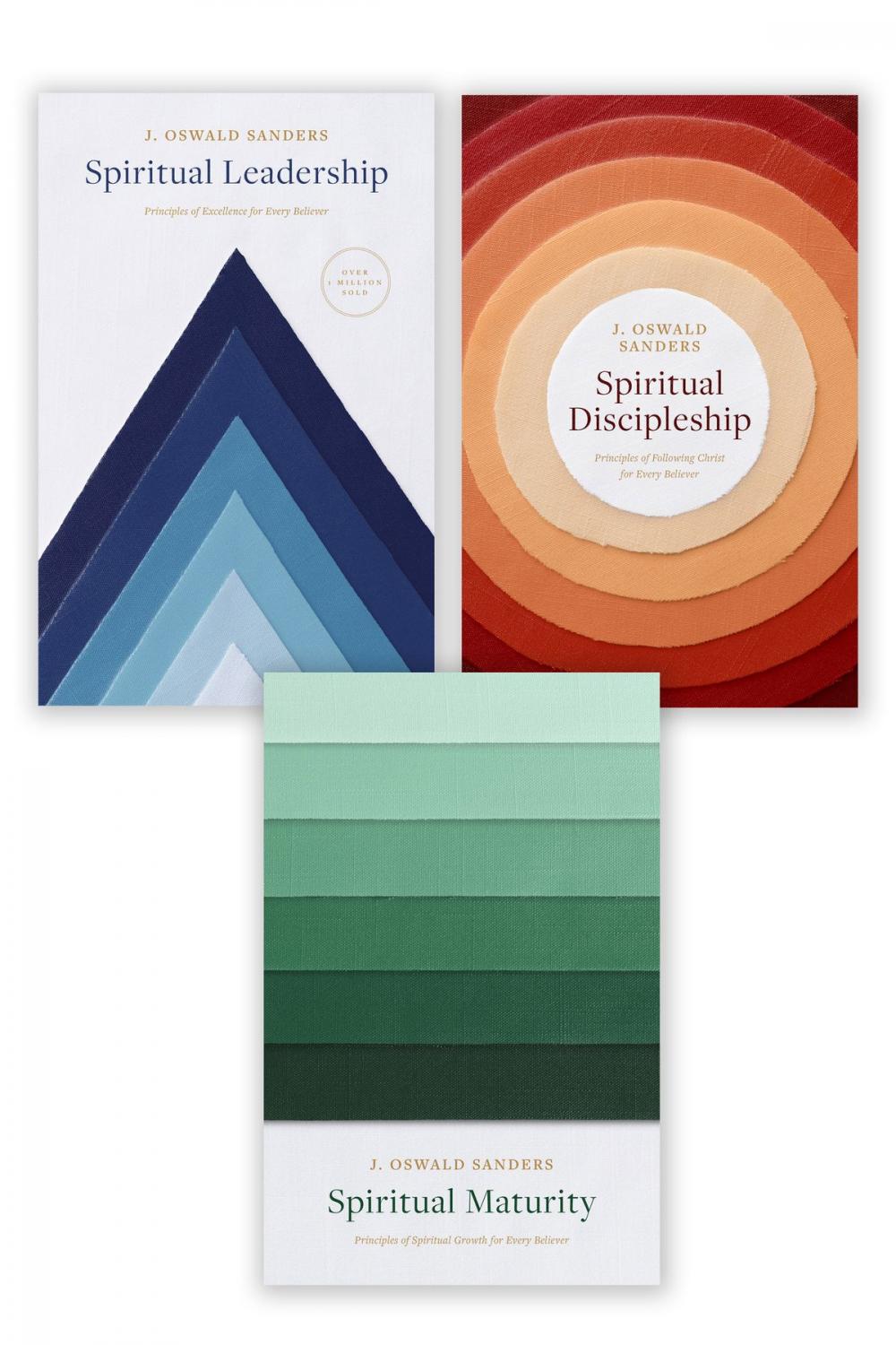 Big bigCover of Spiritual Leadership, Spiritual Discipleship, Spiritual Maturity Set of 3 Sanders books