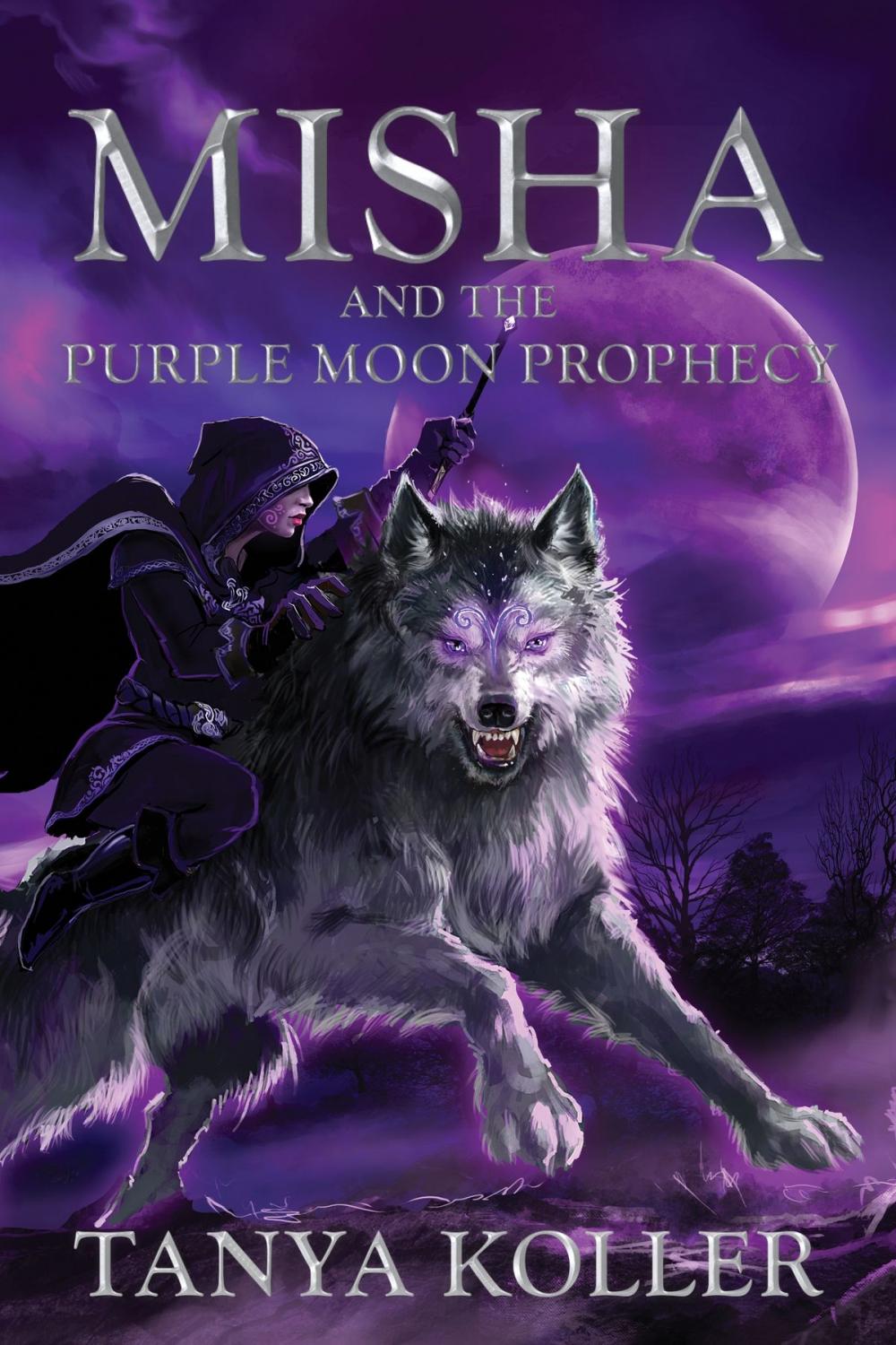 Big bigCover of Misha and the Purple Moon Prophecy