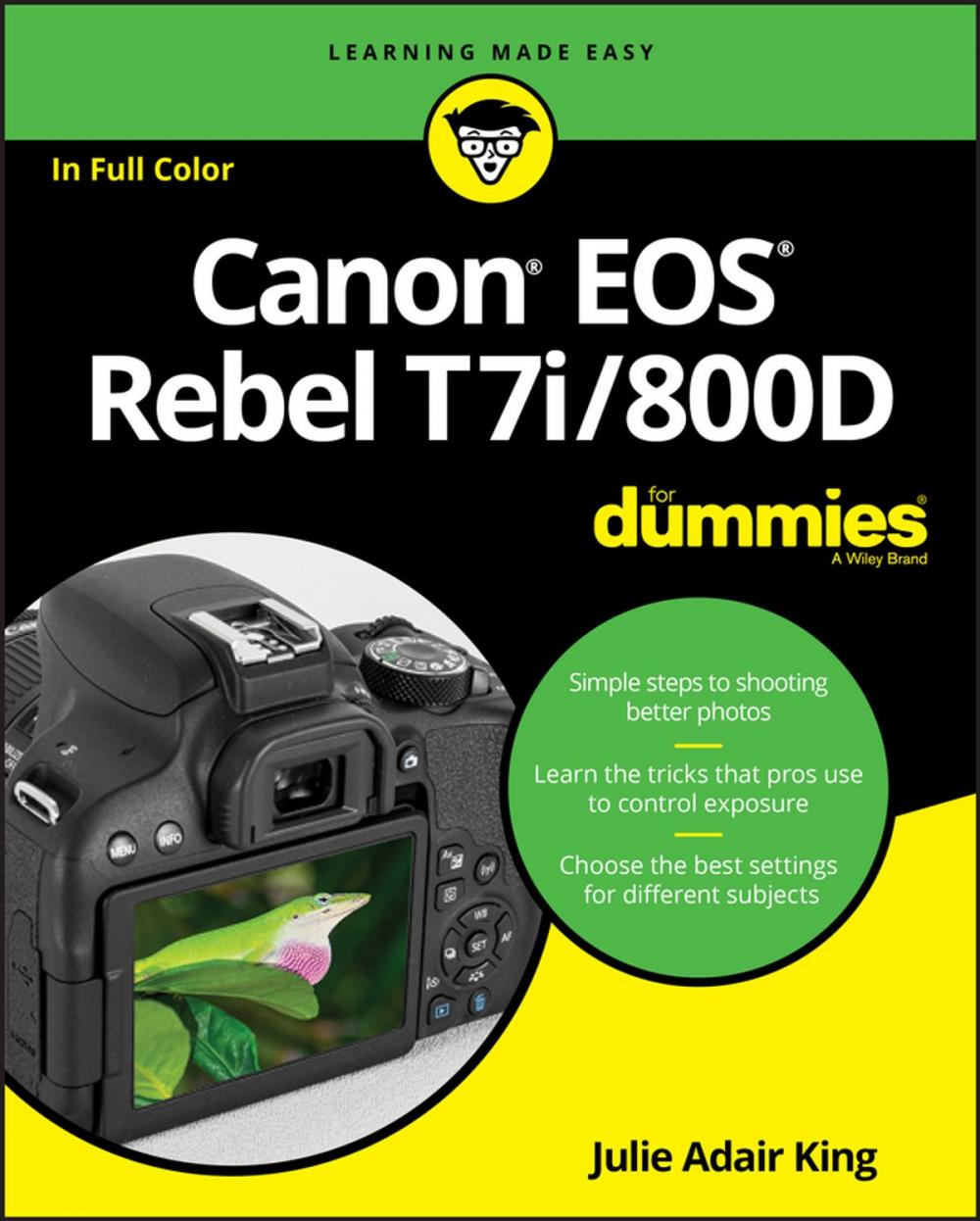 Big bigCover of Canon EOS Rebel T7i/800D For Dummies