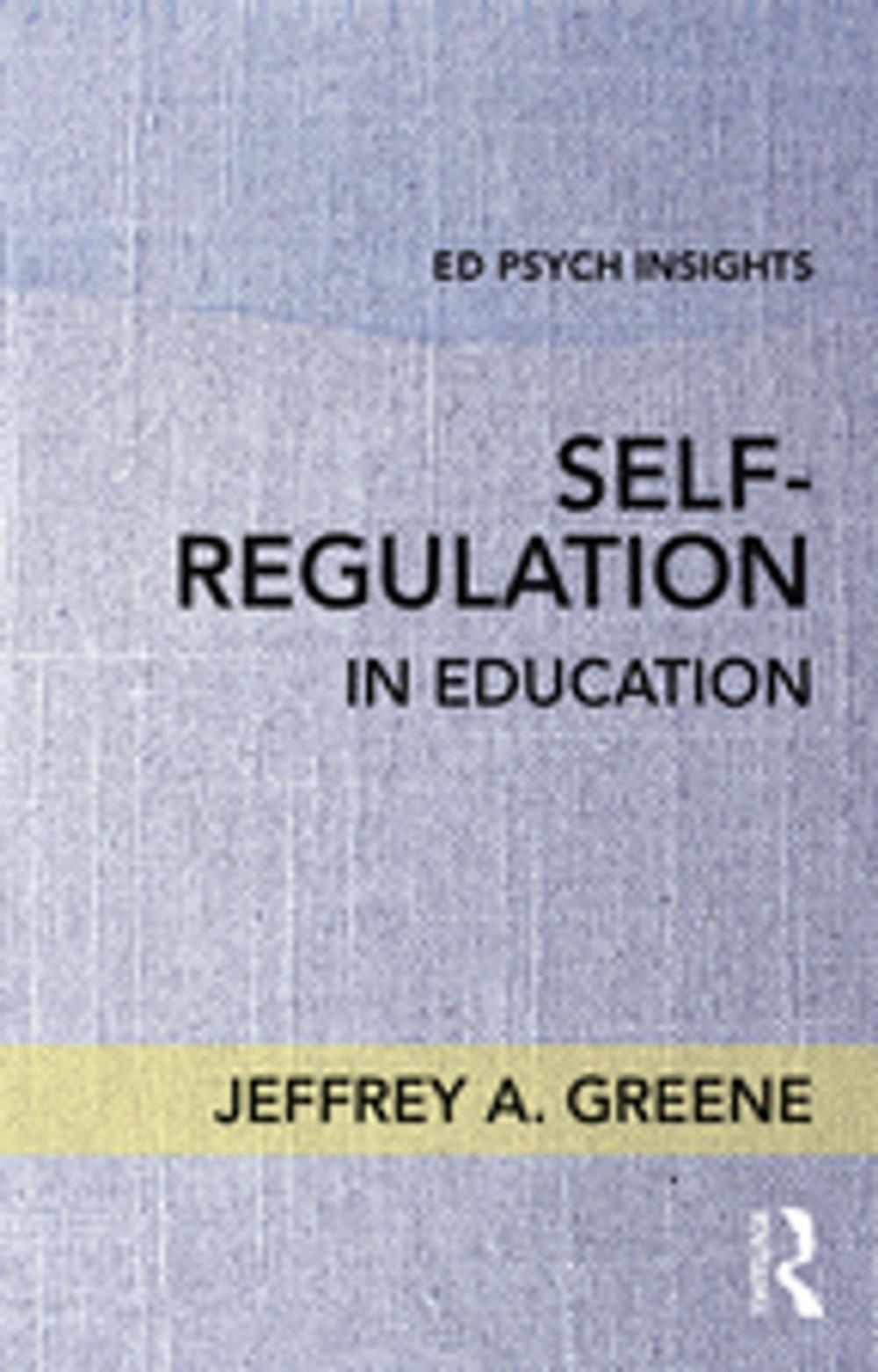 Big bigCover of Self-Regulation in Education