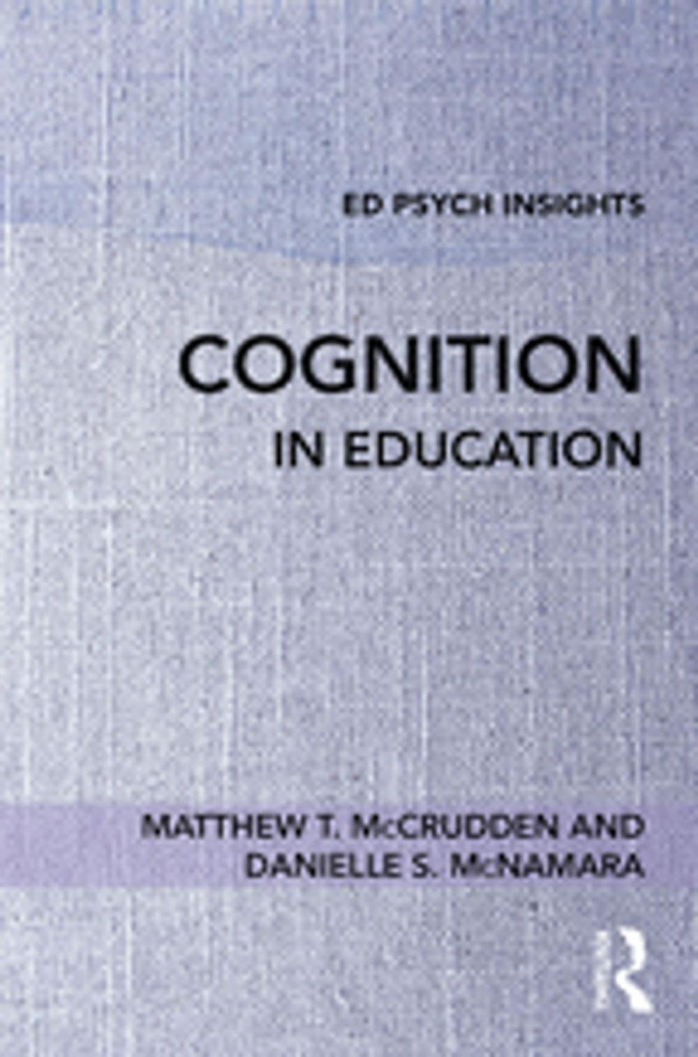 Big bigCover of Cognition in Education