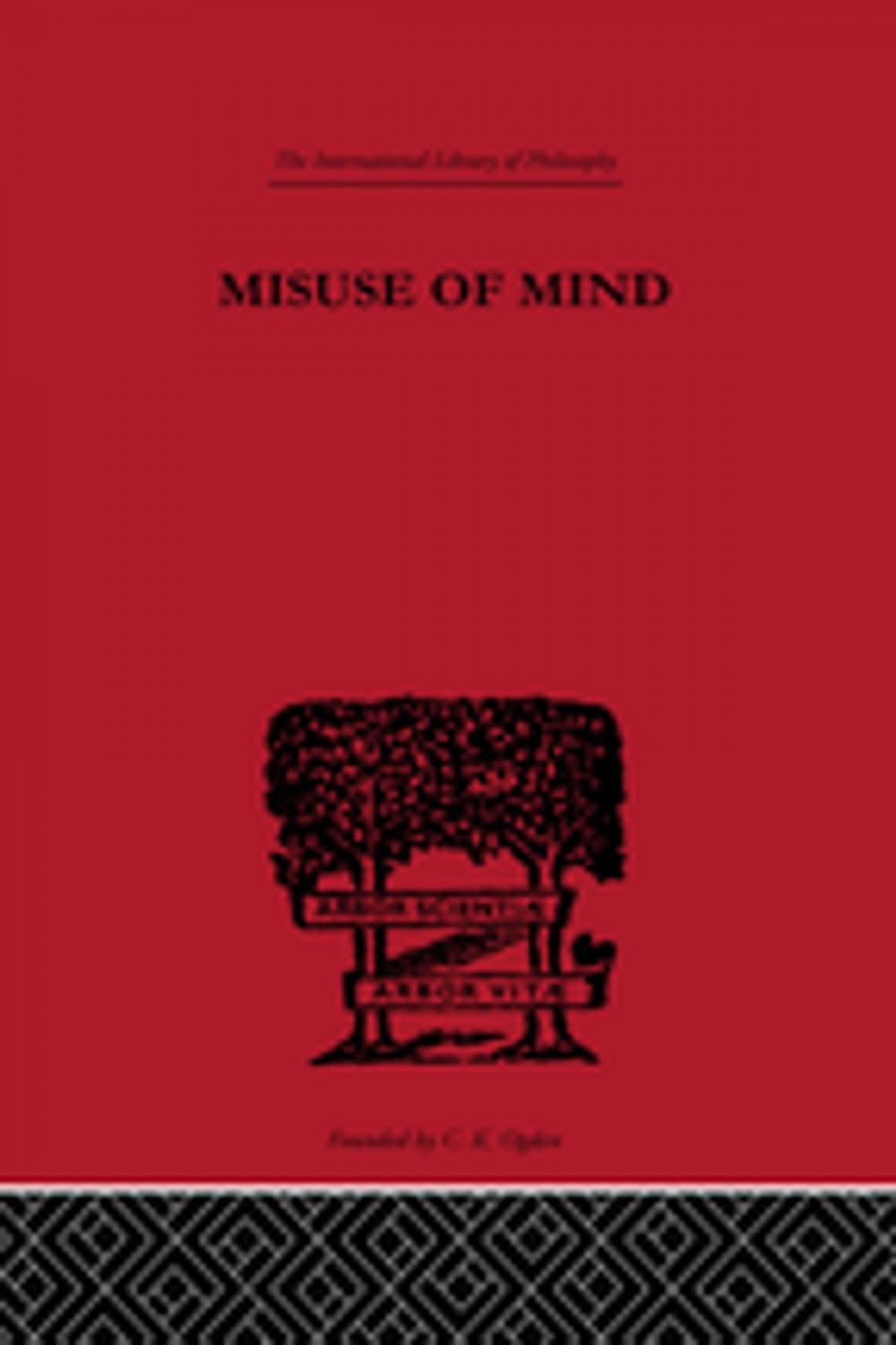 Big bigCover of Misuse of Mind