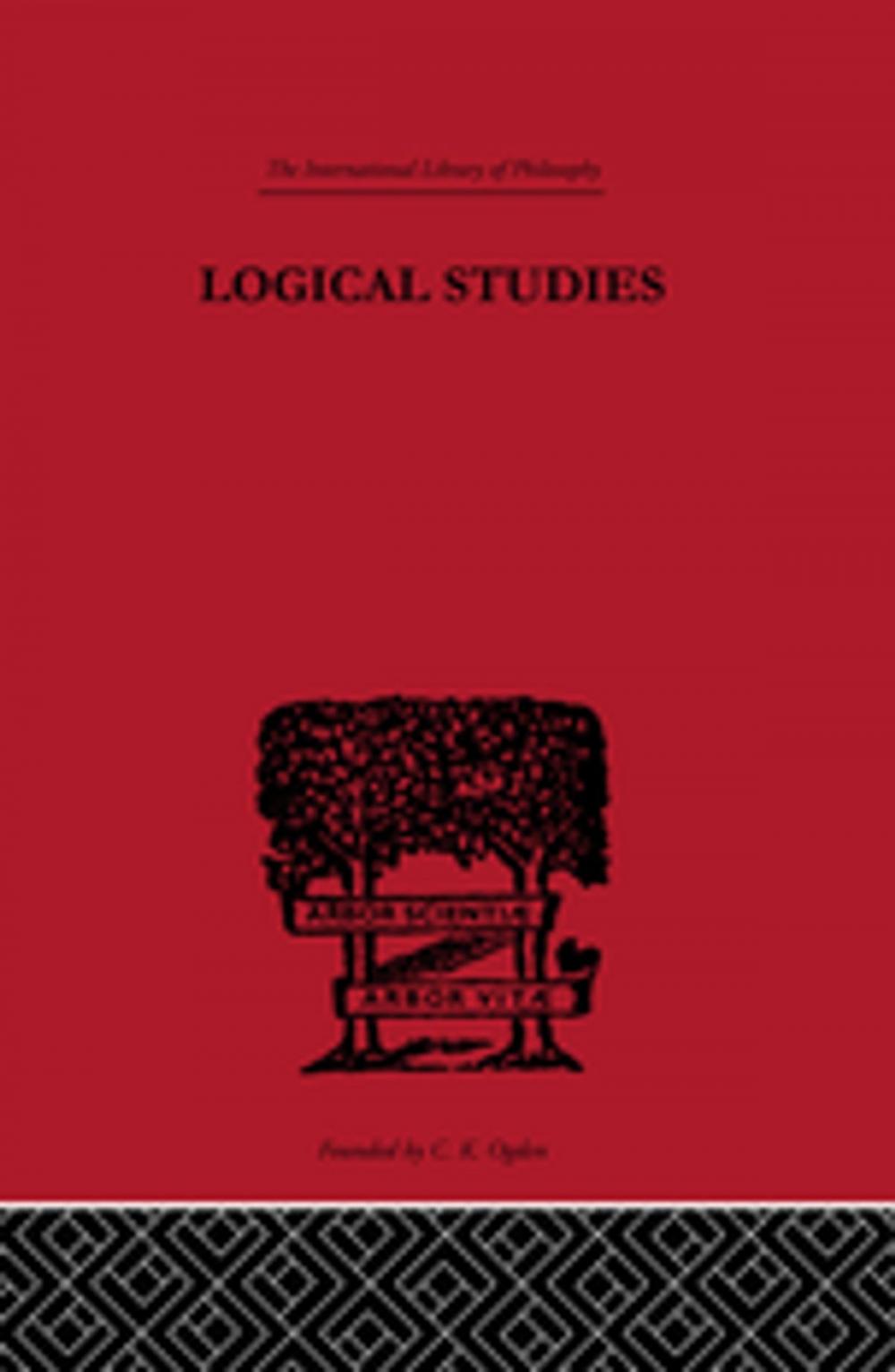 Big bigCover of Logical Studies