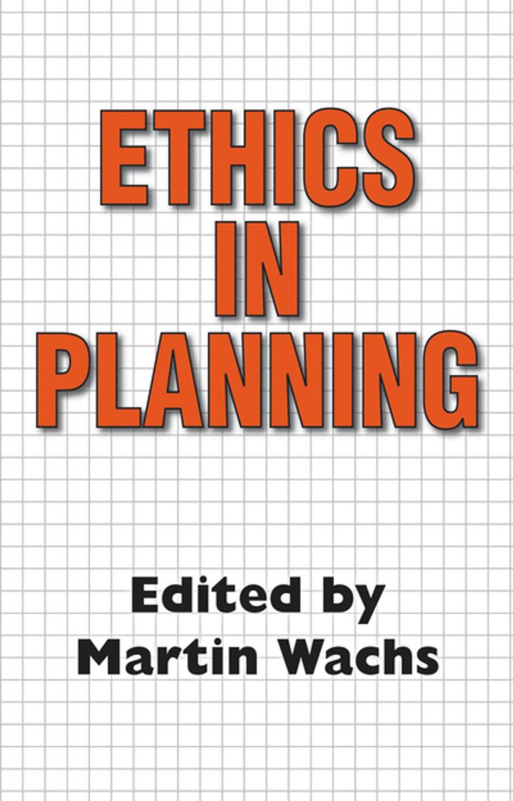 Big bigCover of Ethics in Planning