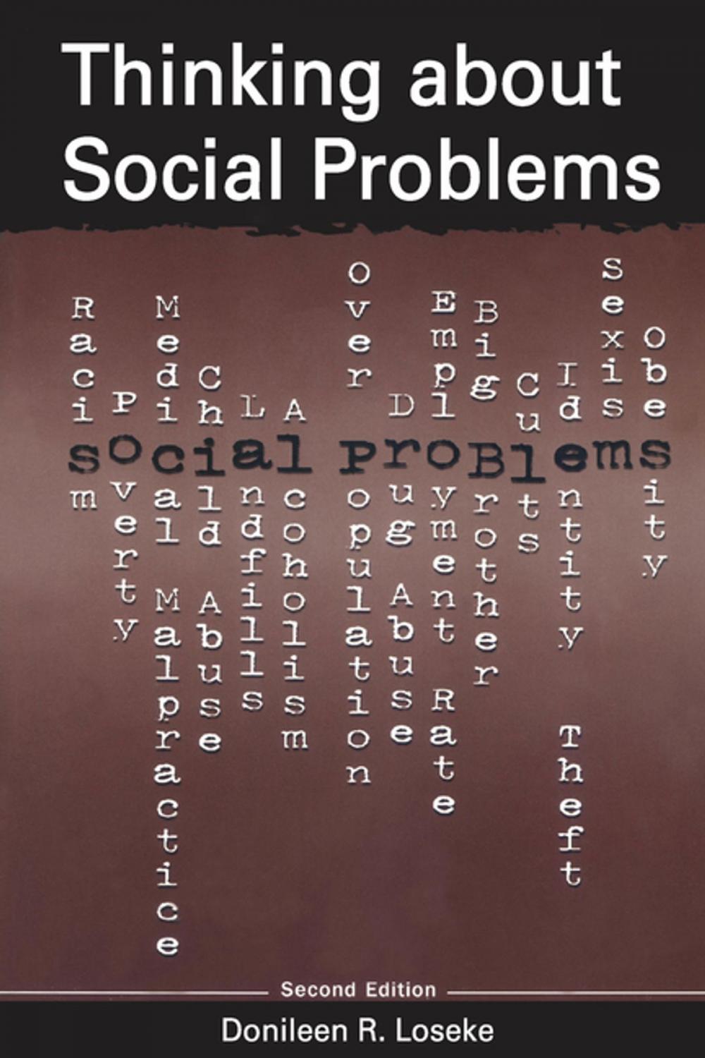 Big bigCover of Thinking About Social Problems