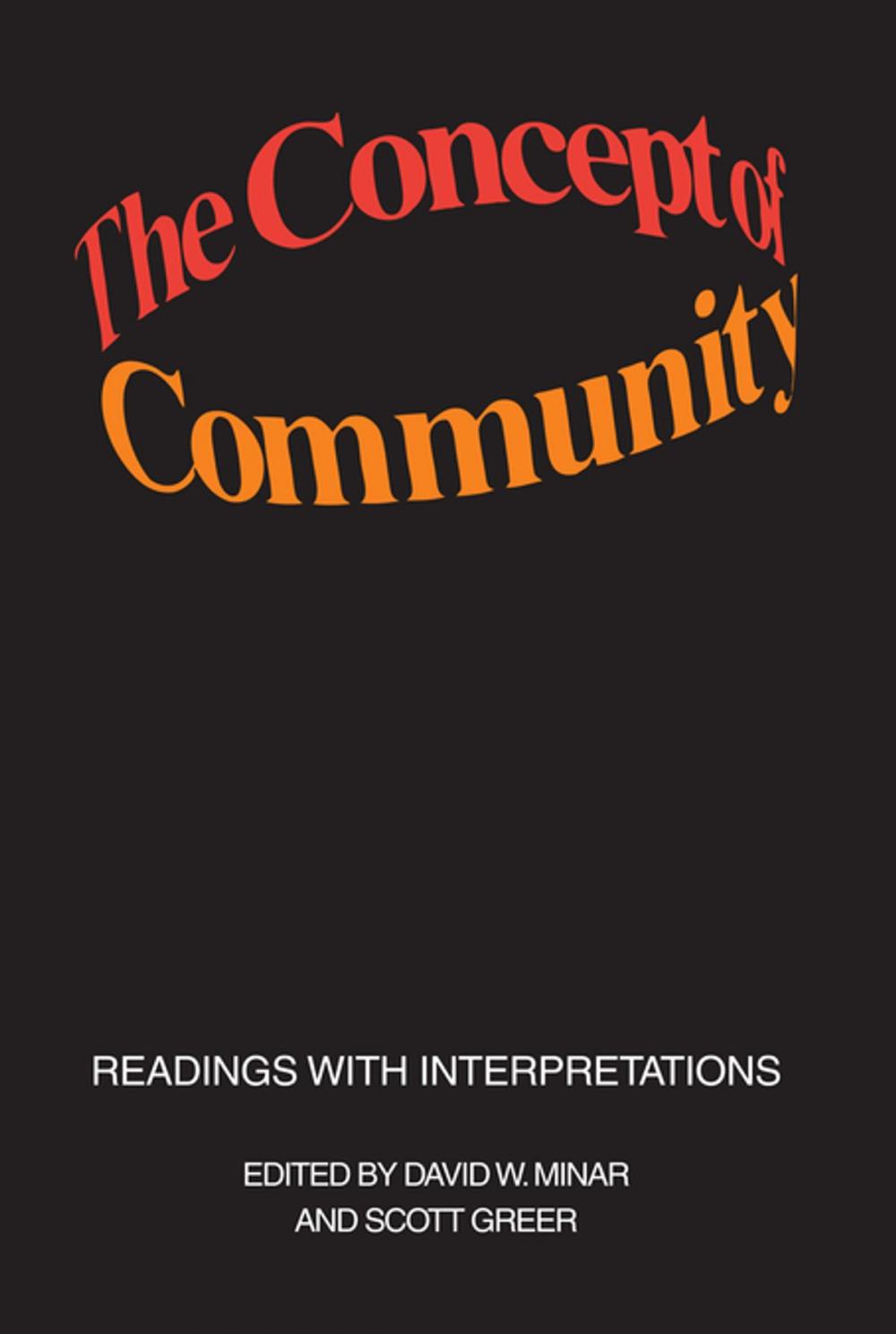 Big bigCover of The Concept of Community