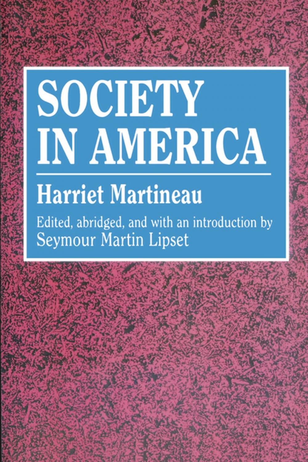 Big bigCover of Society in America