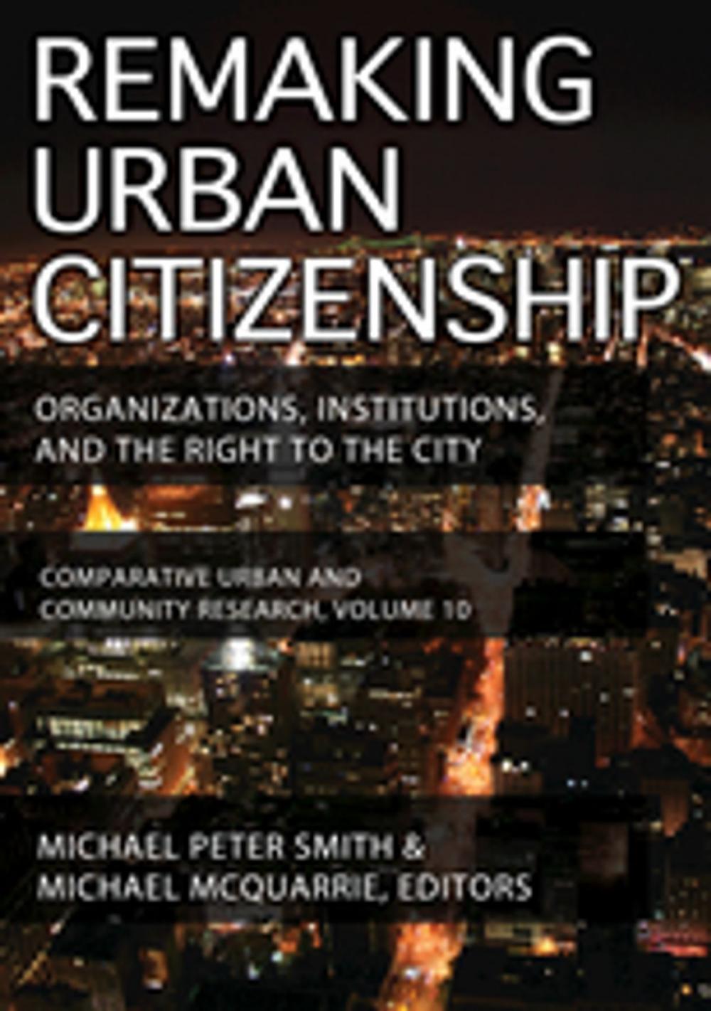 Big bigCover of Remaking Urban Citizenship