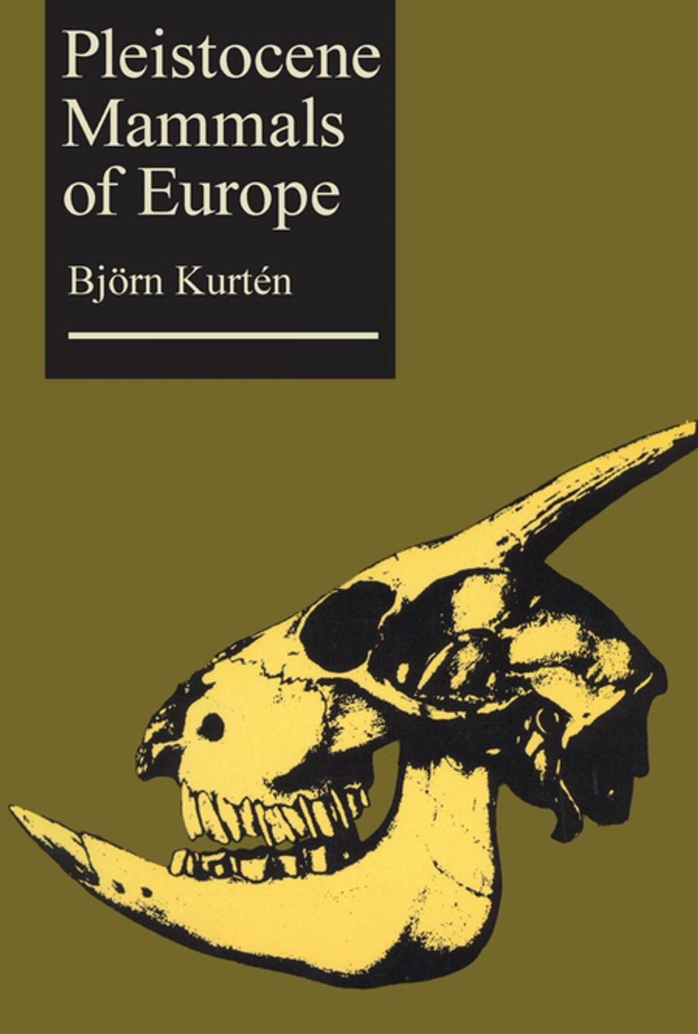 Big bigCover of Pleistocene Mammals of Europe