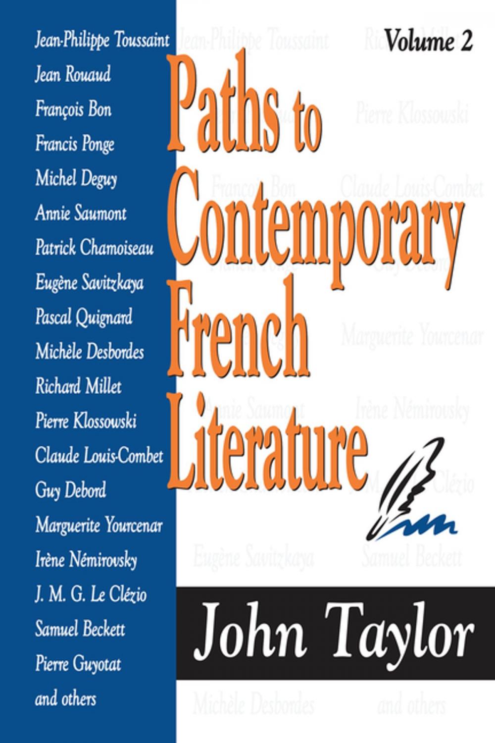 Big bigCover of Paths to Contemporary French Literature