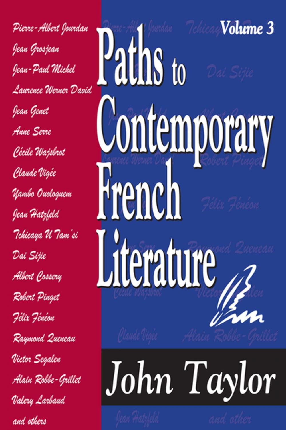 Big bigCover of Paths to Contemporary French Literature