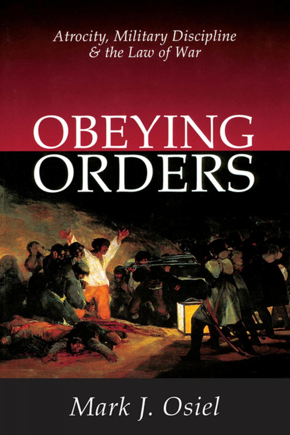 Big bigCover of Obeying Orders