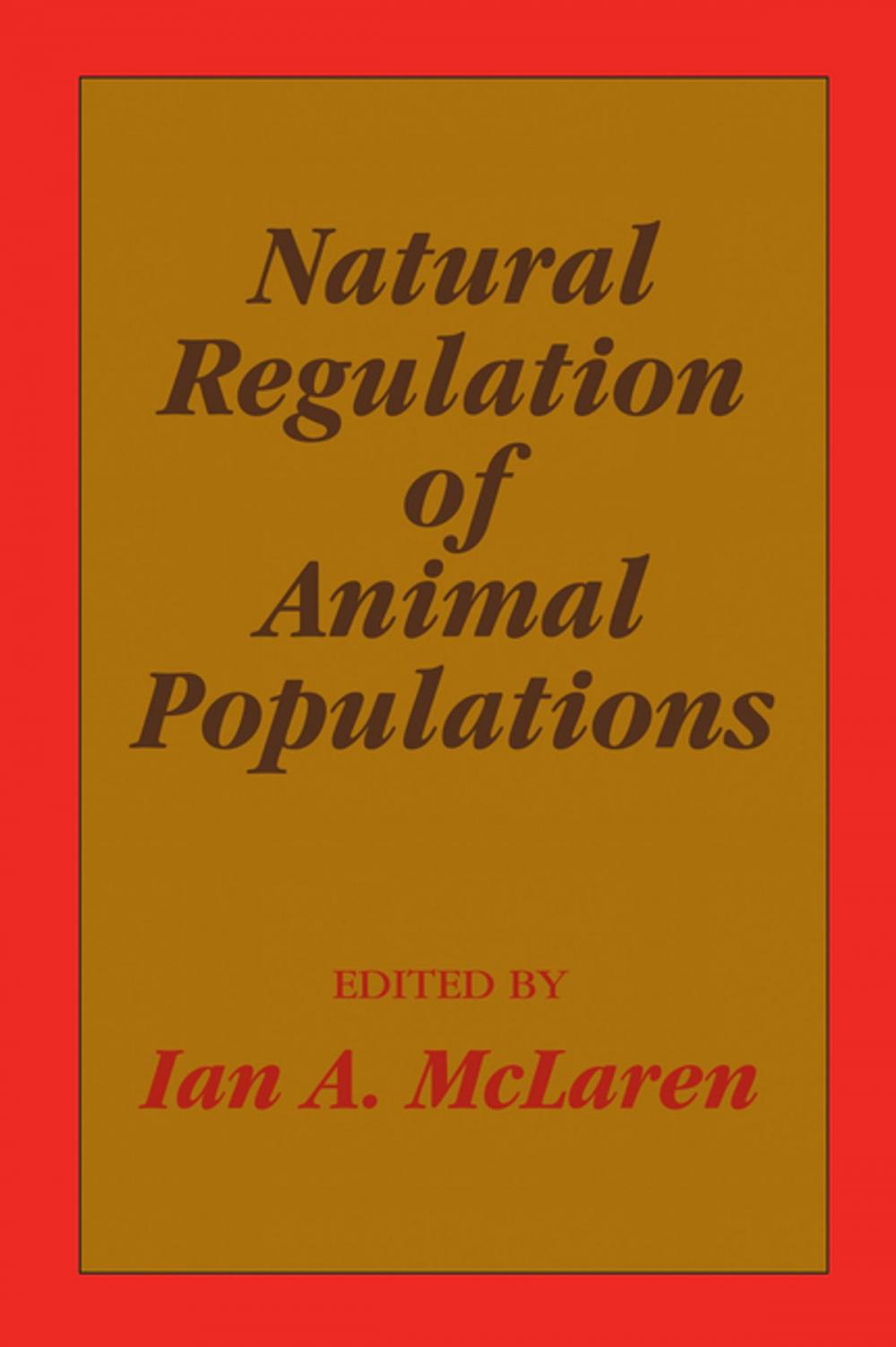 Big bigCover of Natural Regulation of Animal Populations