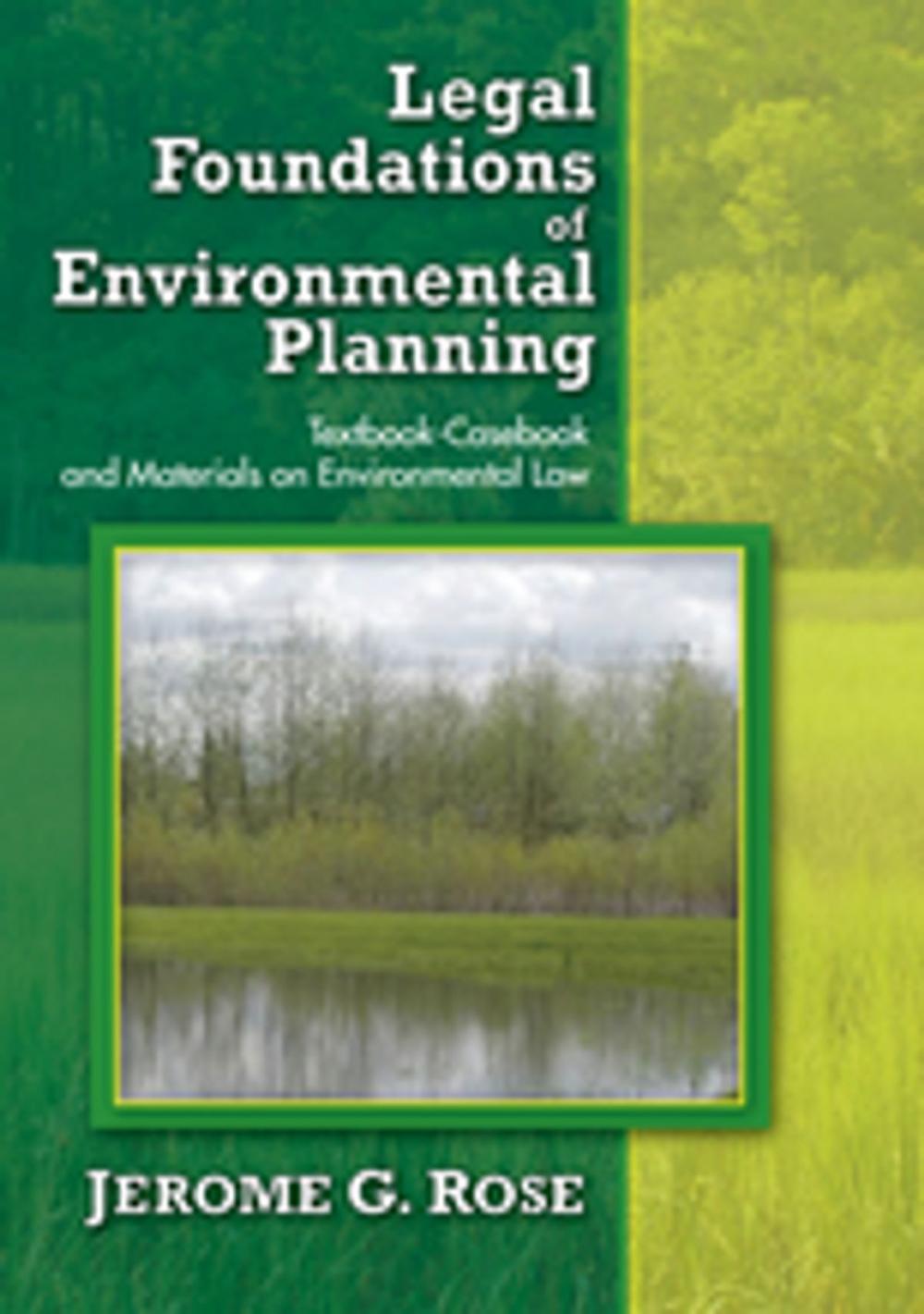 Big bigCover of Legal Foundations of Environmental Planning