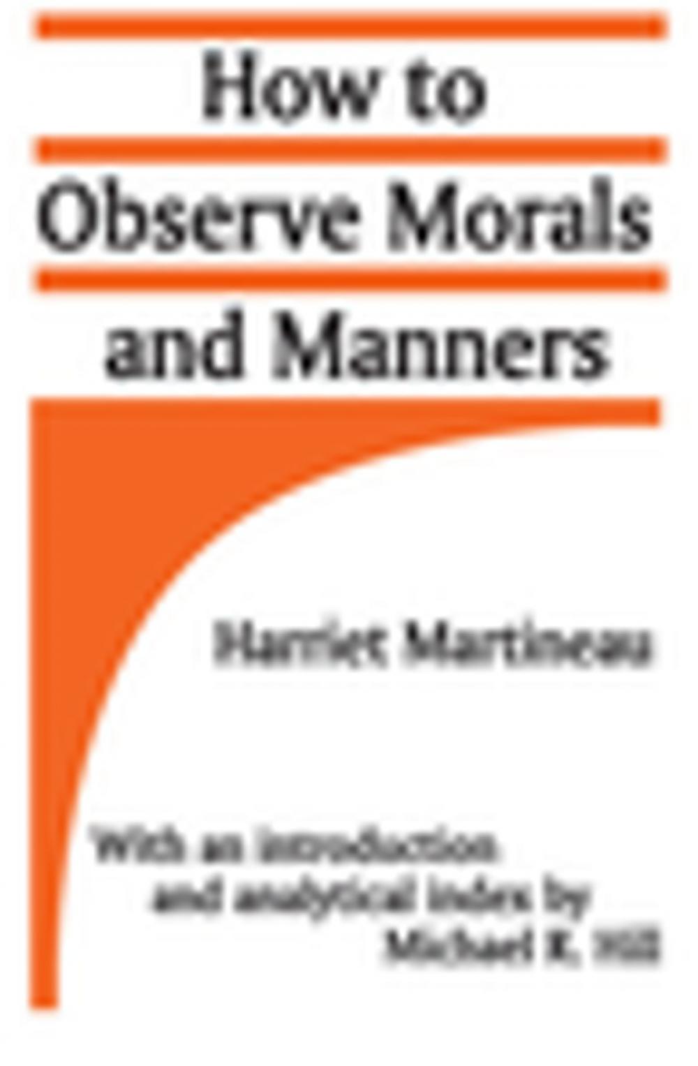 Big bigCover of How to Observe Morals and Manners