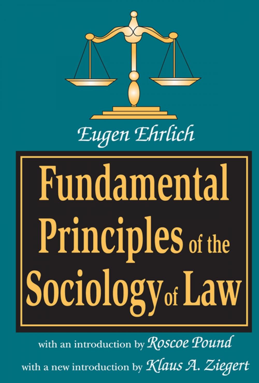 Big bigCover of Fundamental Principles of the Sociology of Law