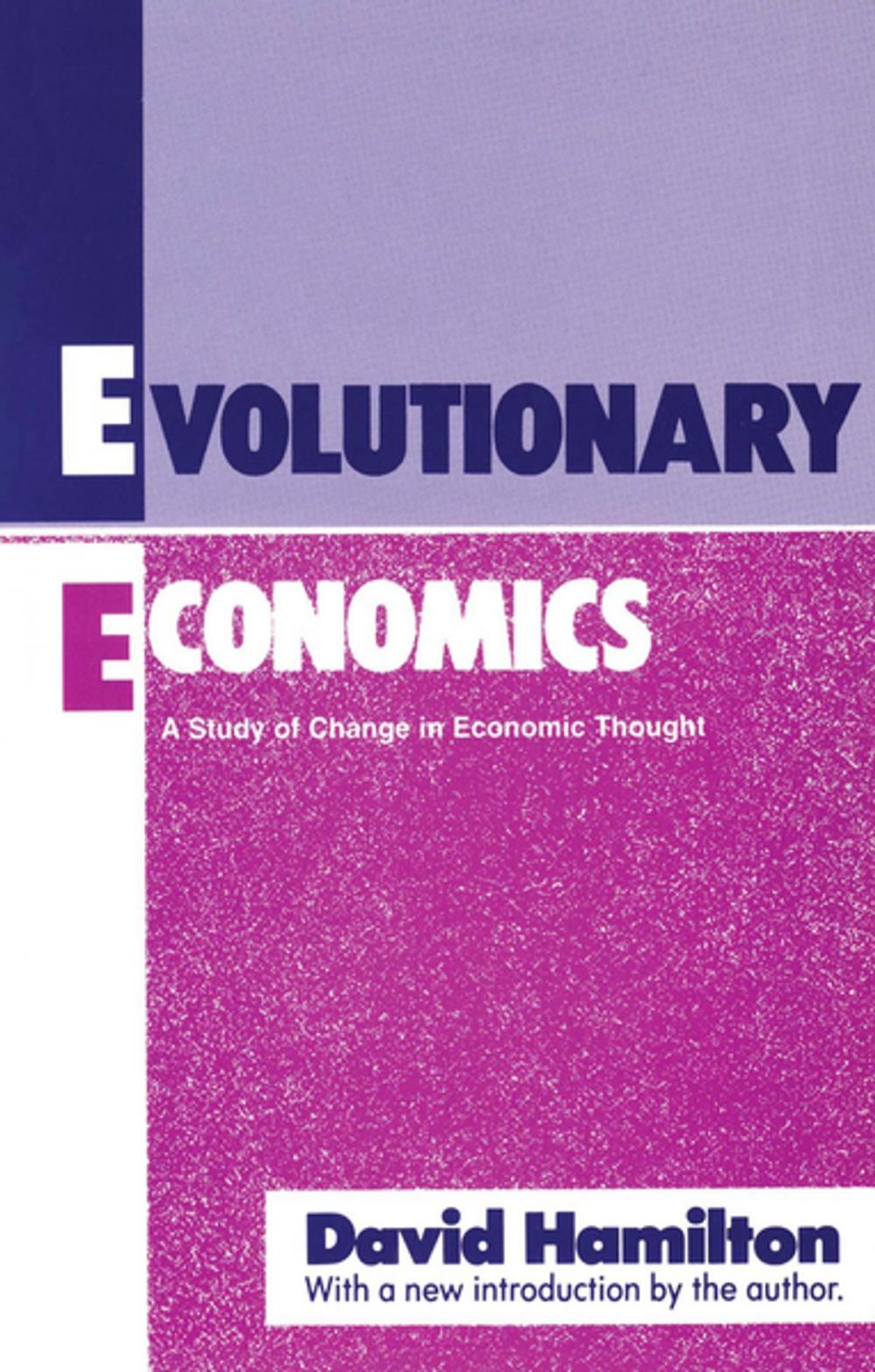 Big bigCover of Evolutionary Economics