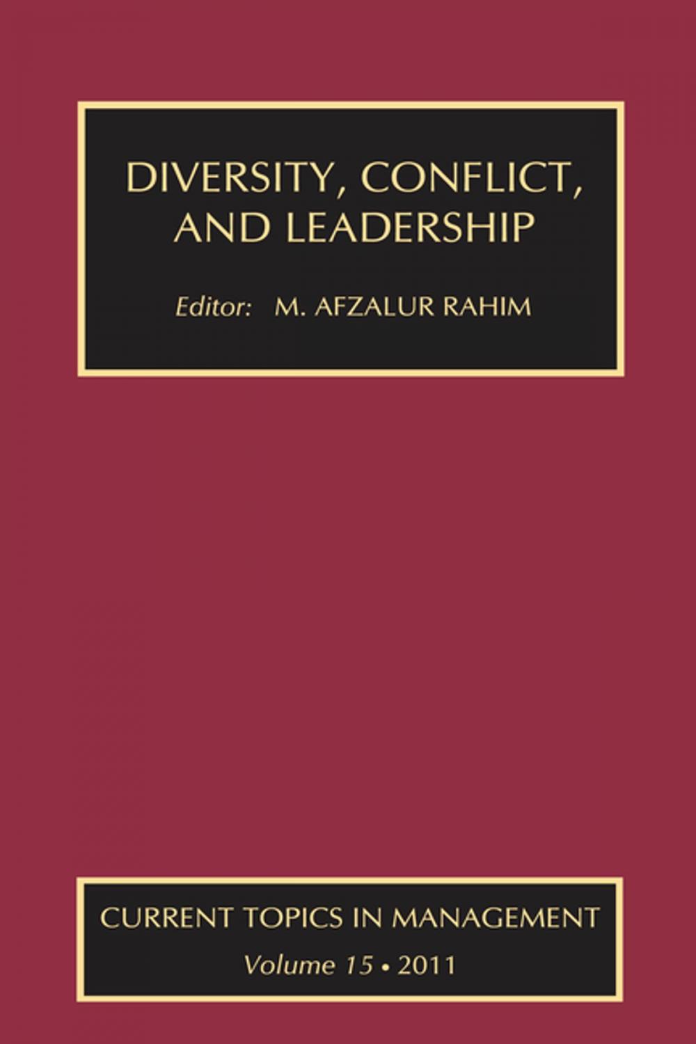 Big bigCover of Diversity, Conflict, and Leadership