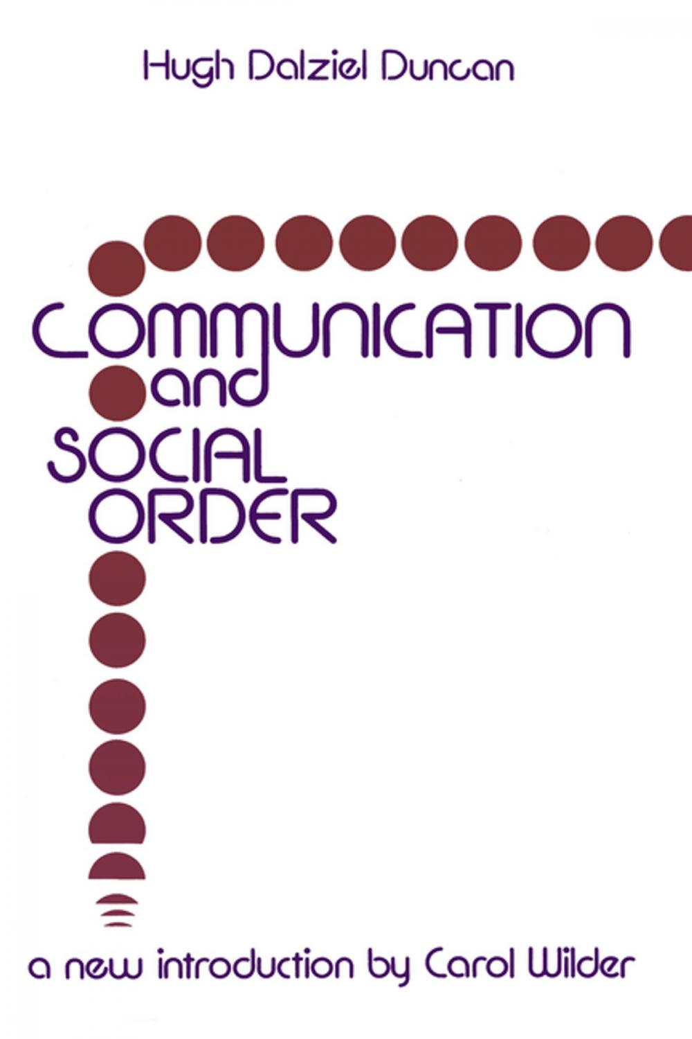 Big bigCover of Communication and Social Order