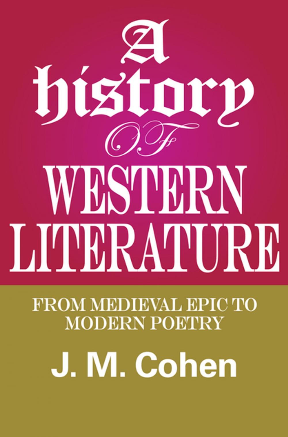 Big bigCover of A History of Western Literature