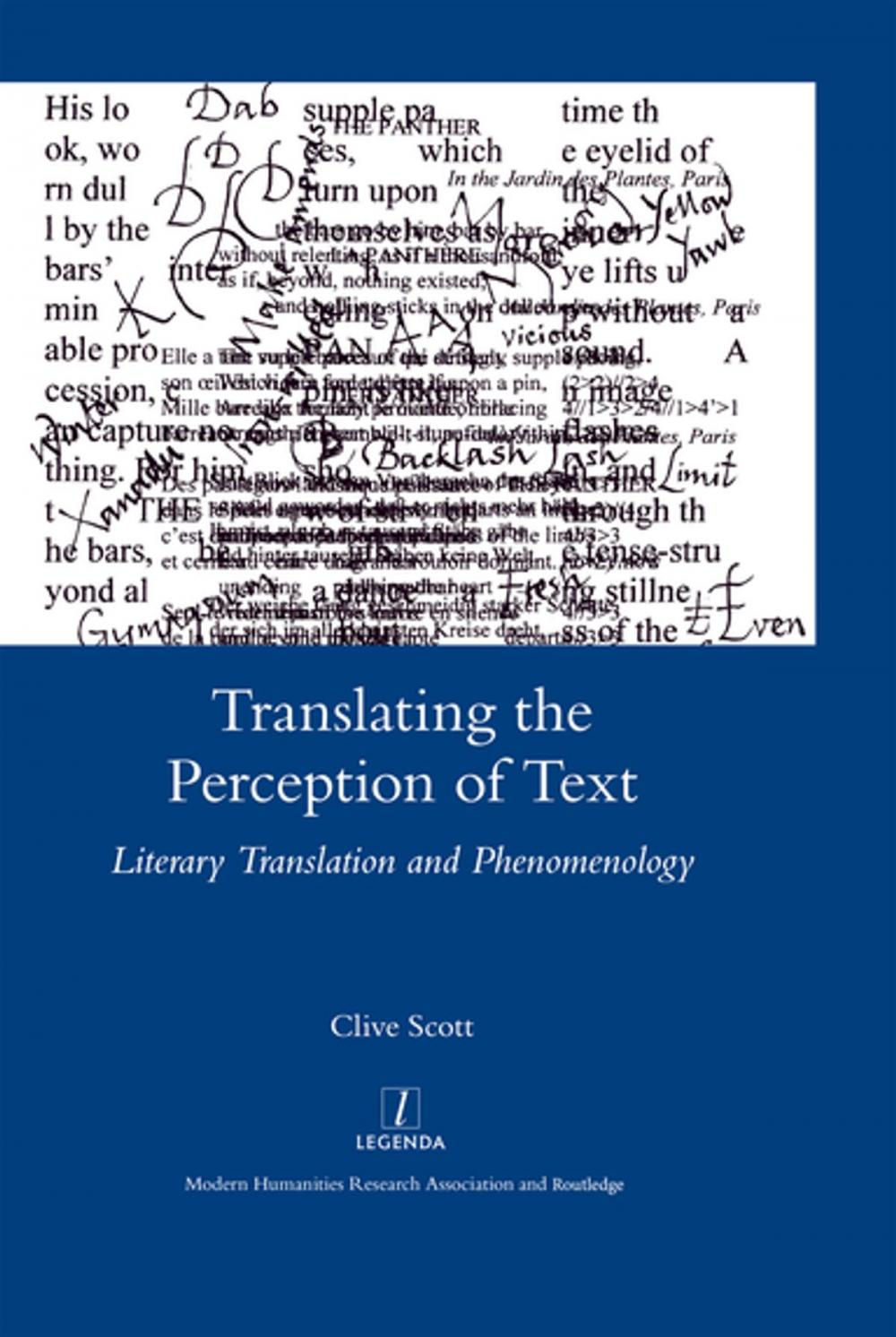 Big bigCover of Translating the Perception of Text