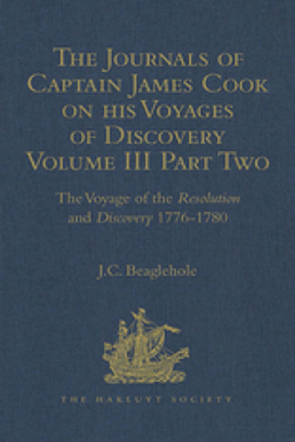 Big bigCover of The Journals of Captain James Cook on his Voyages of Discovery