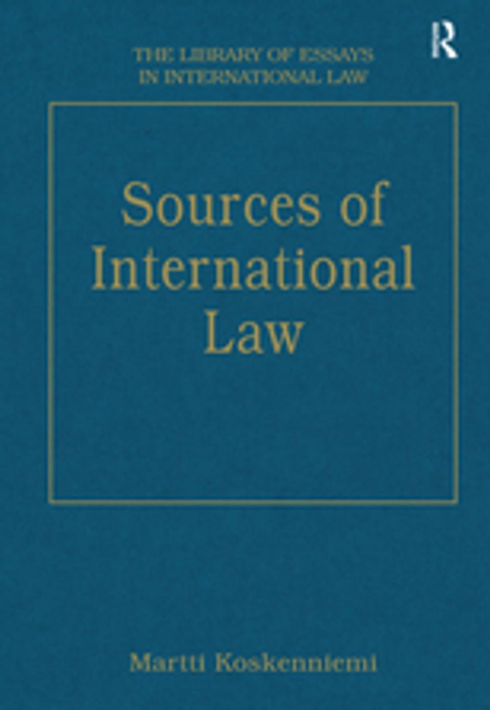 Big bigCover of Sources of International Law