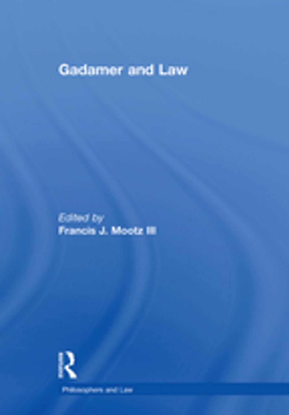 Big bigCover of Gadamer and Law