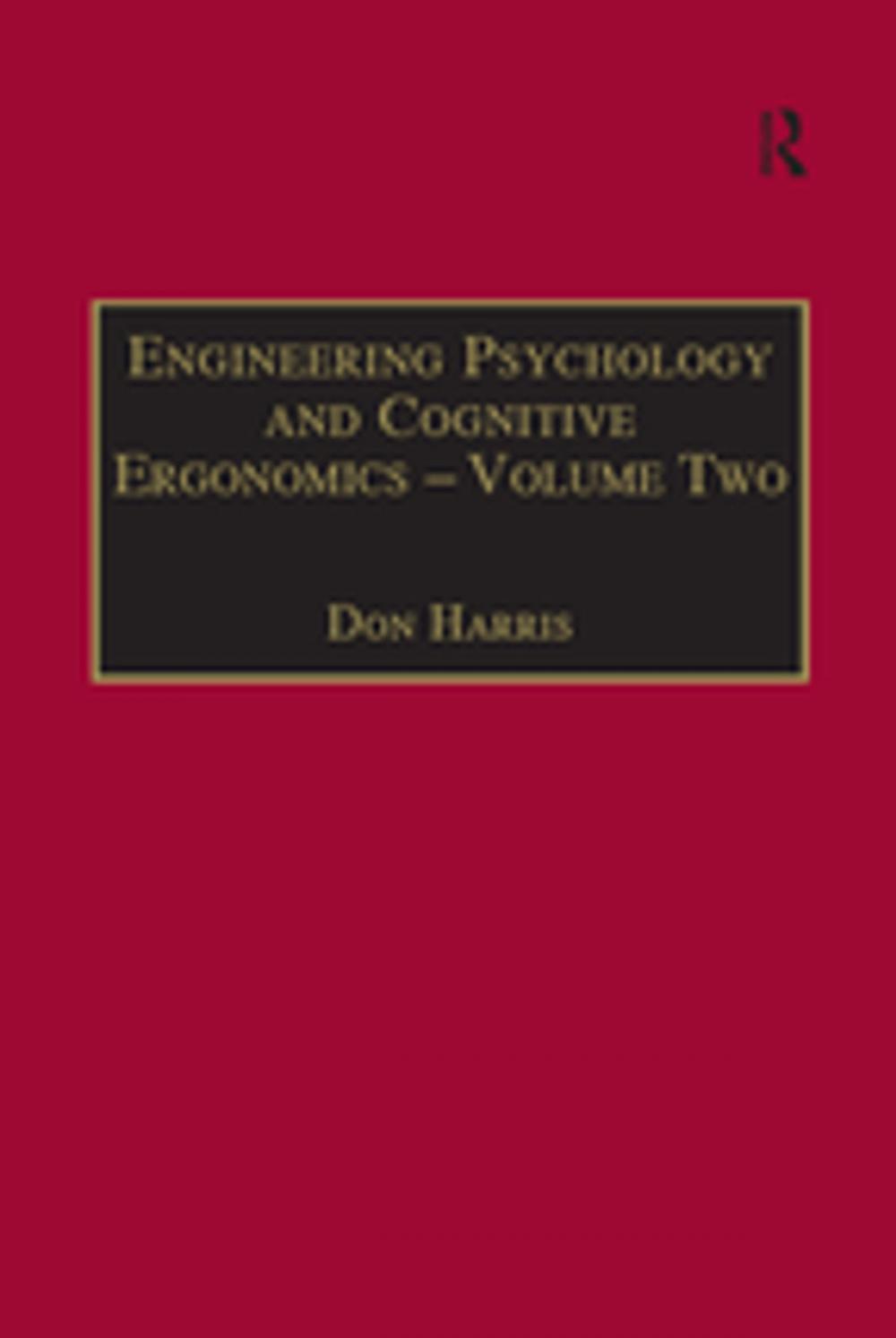 Big bigCover of Engineering Psychology and Cognitive Ergonomics