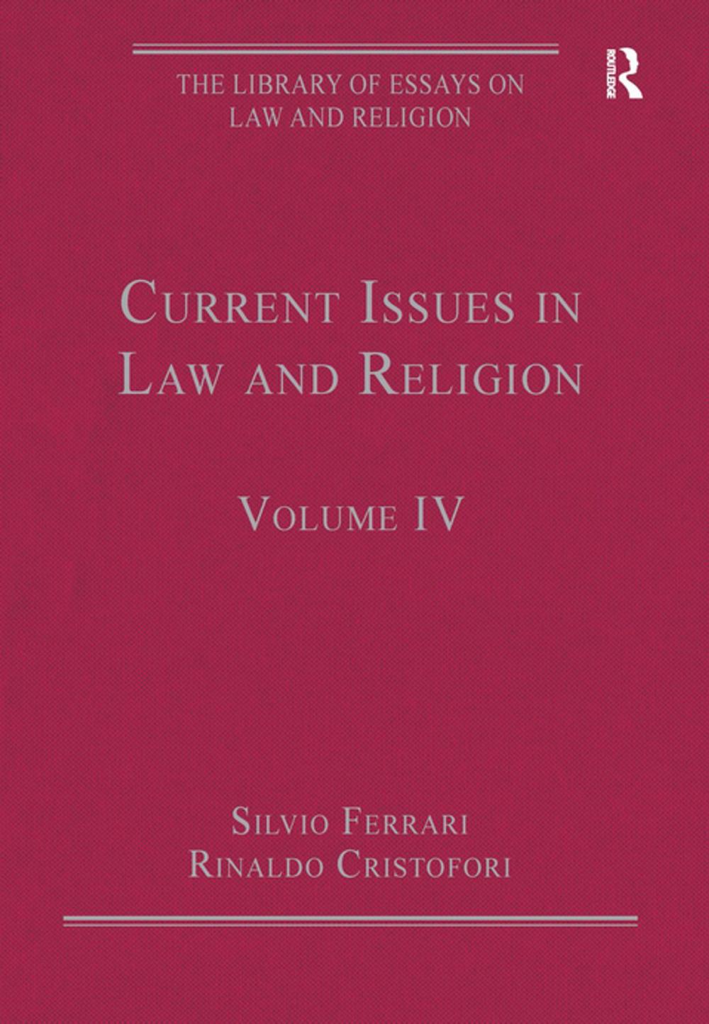 Big bigCover of Current Issues in Law and Religion