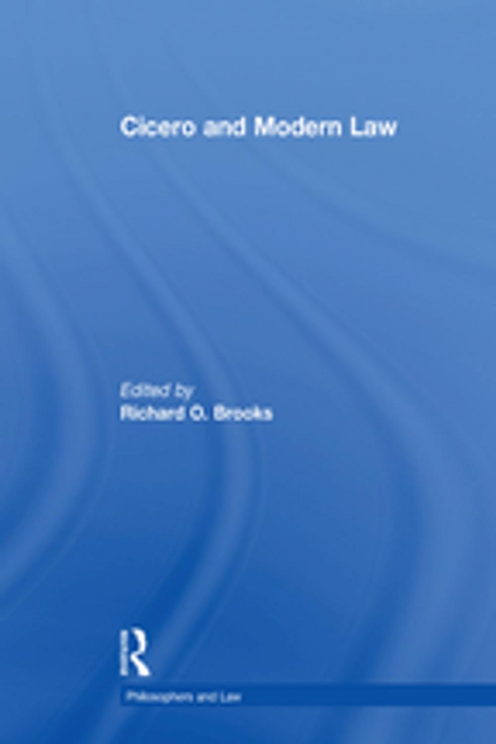 Big bigCover of Cicero and Modern Law