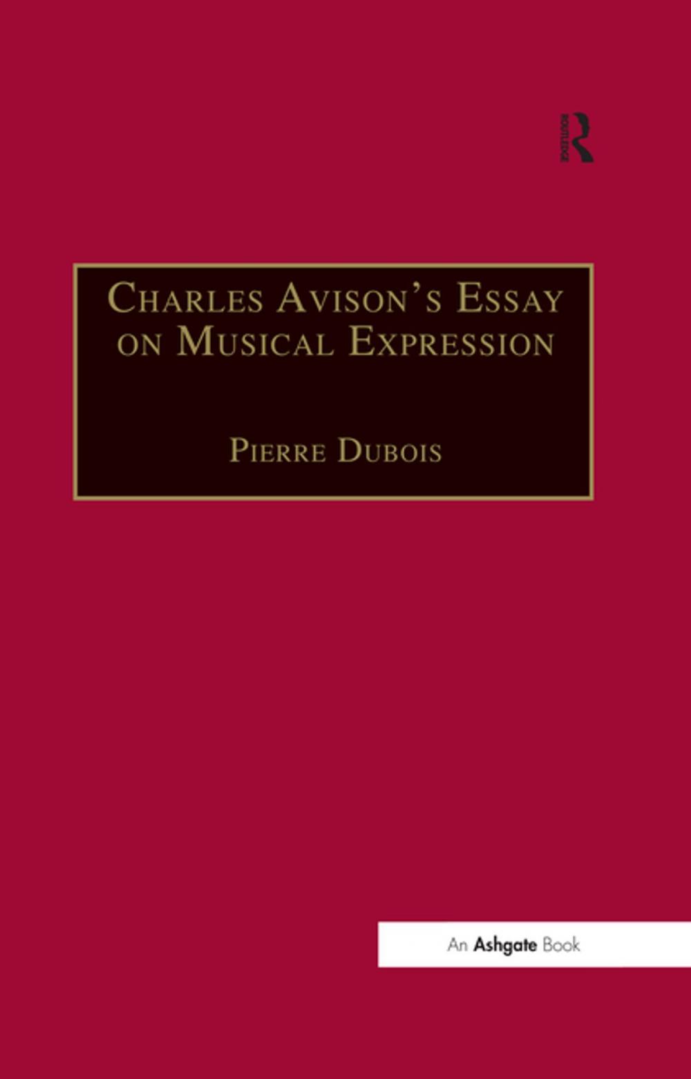 Big bigCover of Charles Avison's Essay on Musical Expression