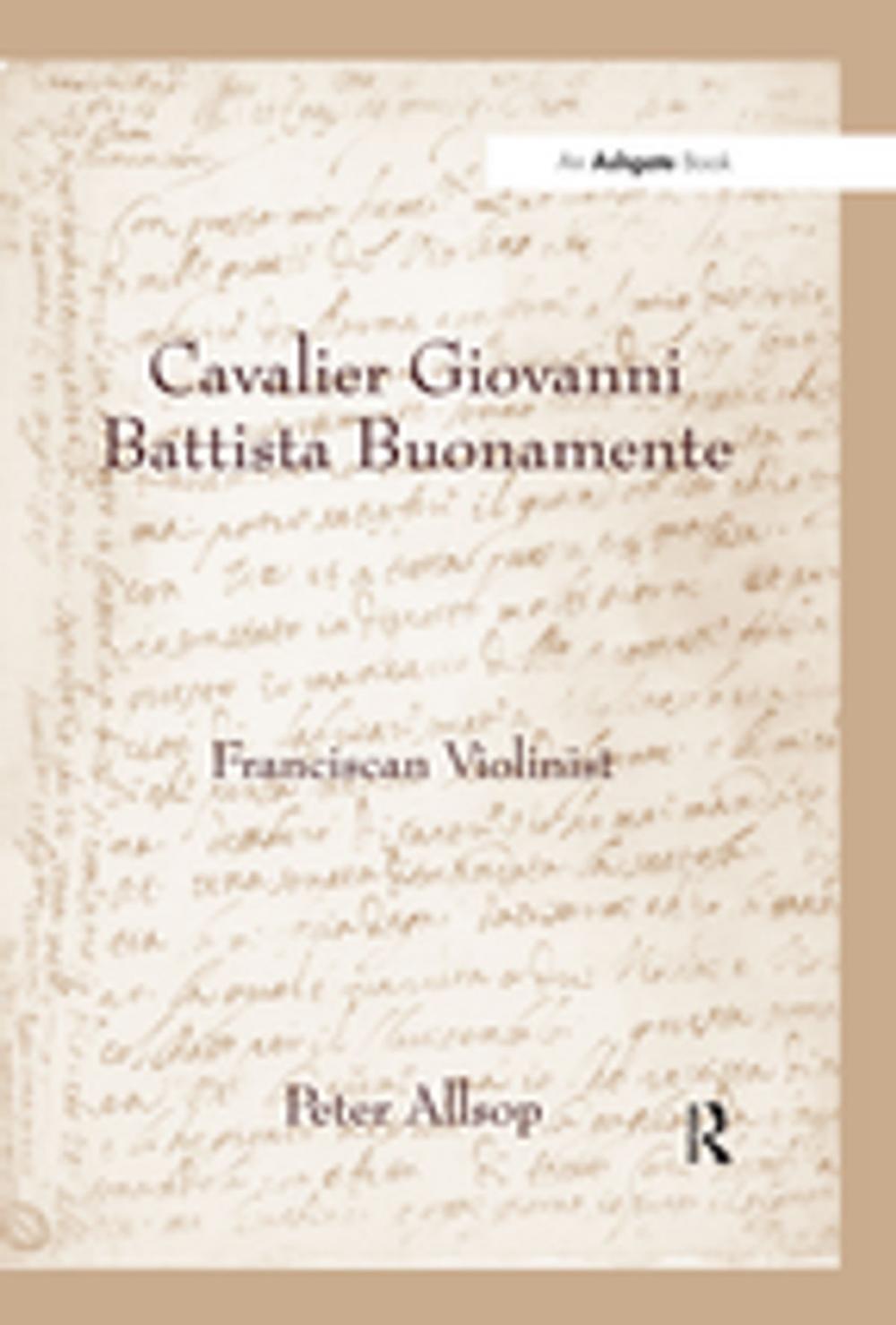 Big bigCover of Cavalier Giovanni Battista Buonamente