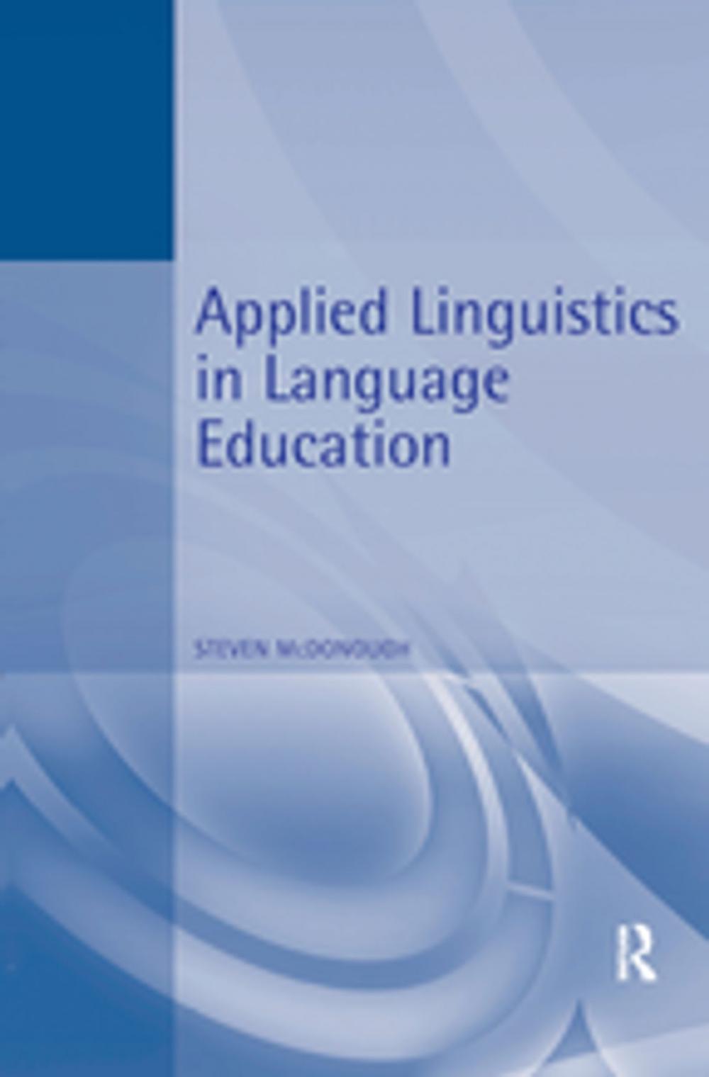 Big bigCover of Applied Linguistics in Language Education