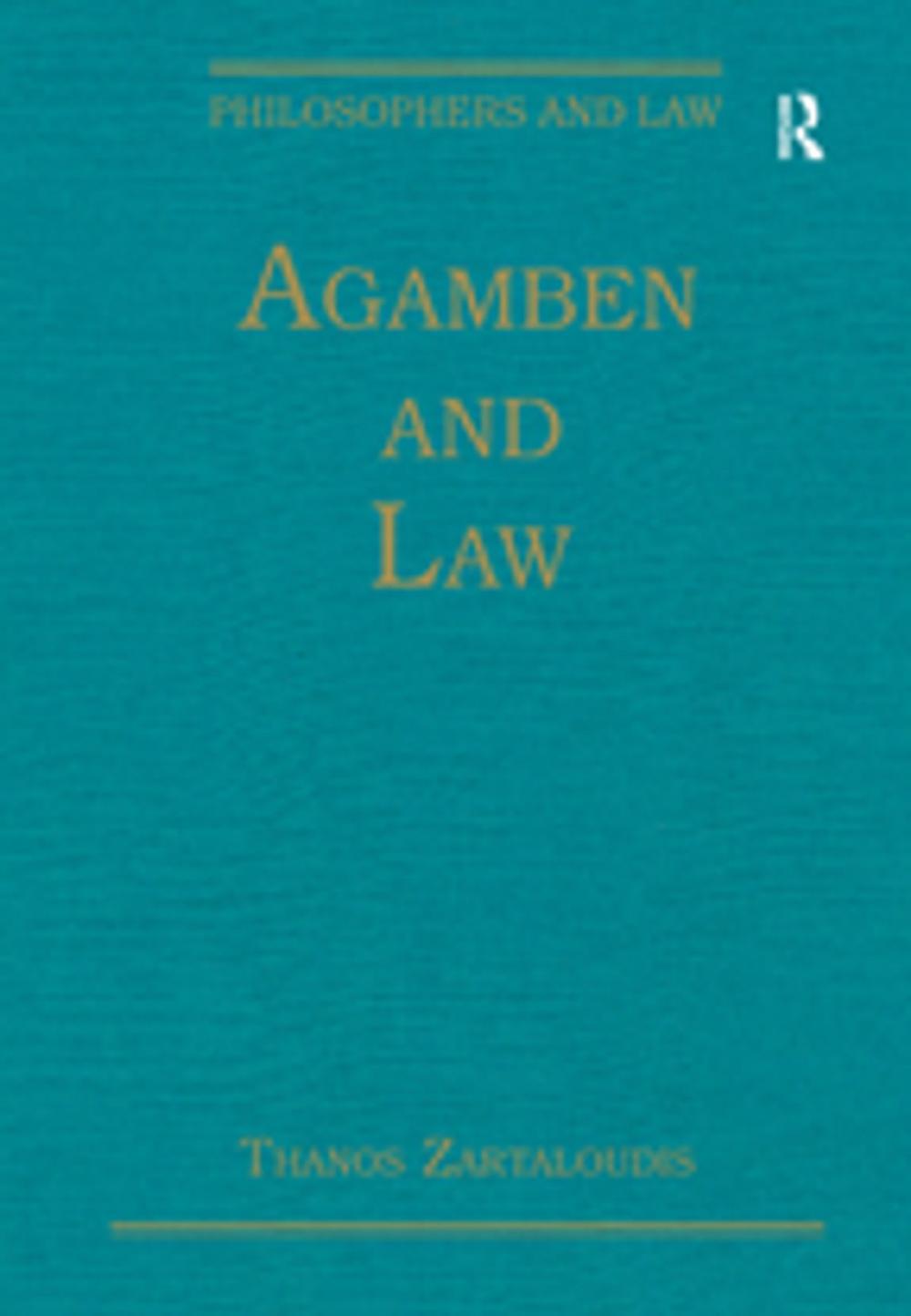 Big bigCover of Agamben and Law