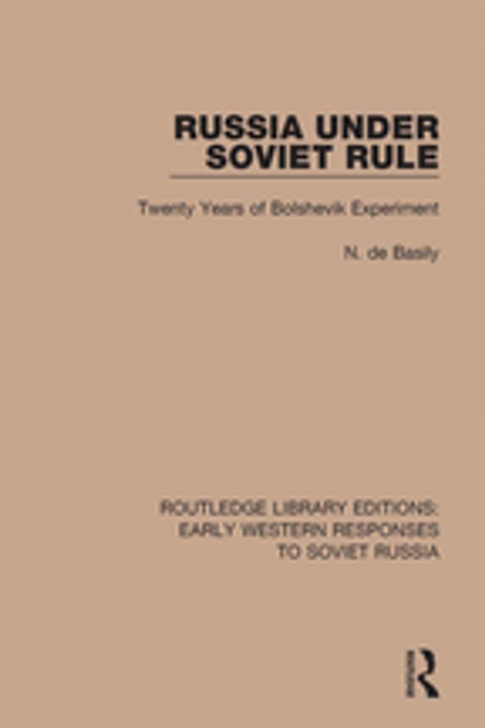 Big bigCover of Russia Under Soviet Role