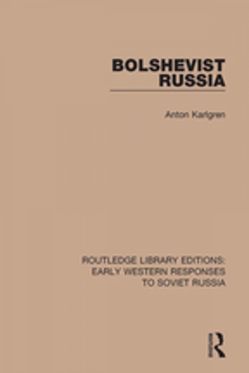 Big bigCover of Bolshevist Russia