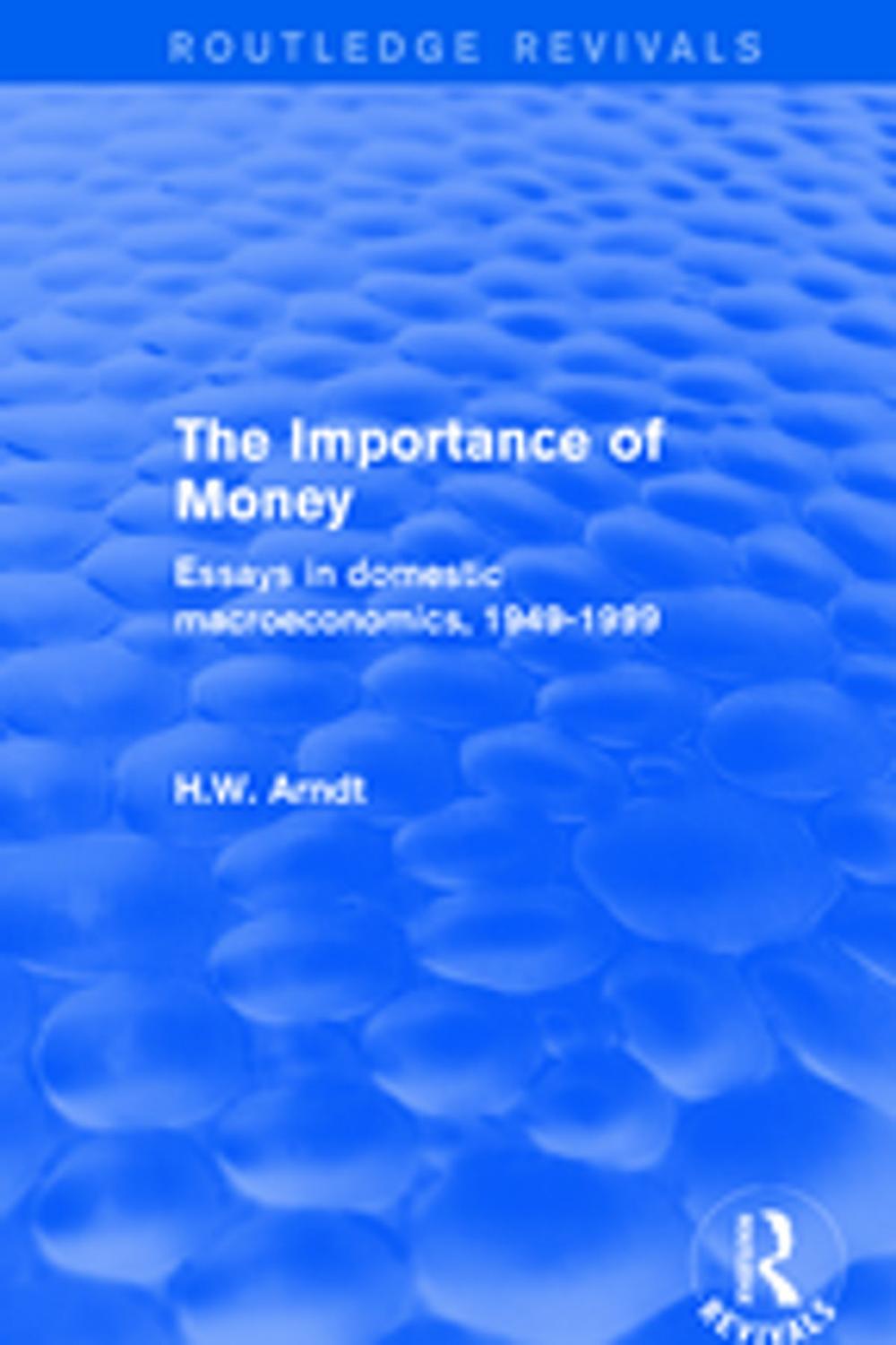 Big bigCover of The Importance of Money