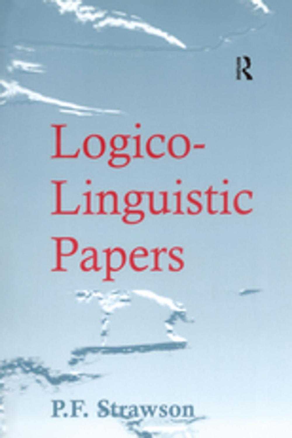 Big bigCover of Logico-Linguistic Papers