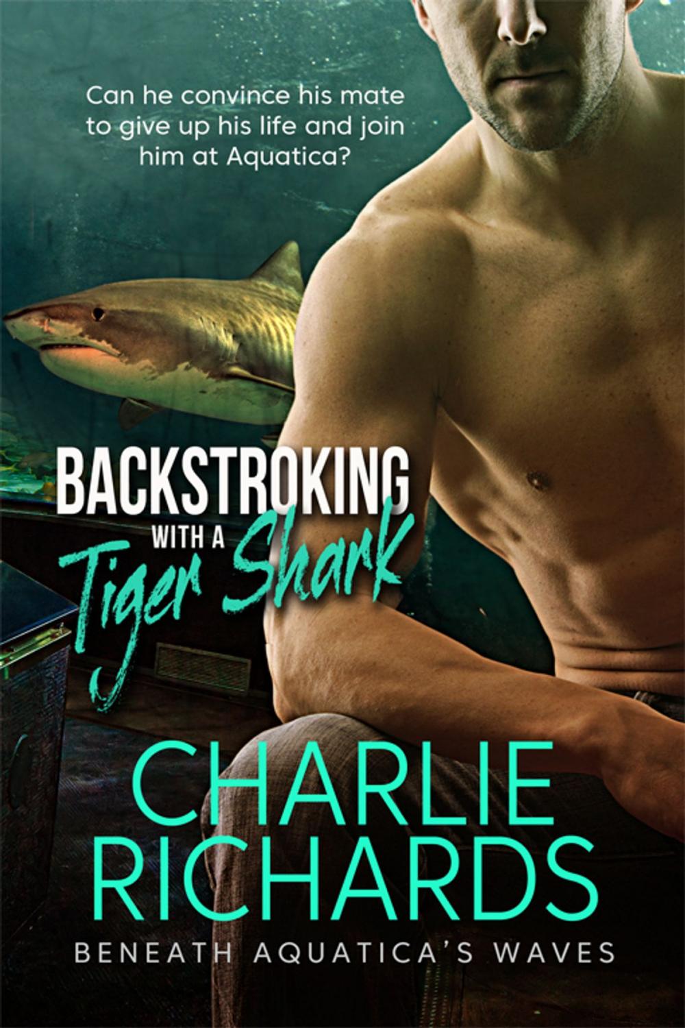 Big bigCover of Backstroking with a Tiger Shark