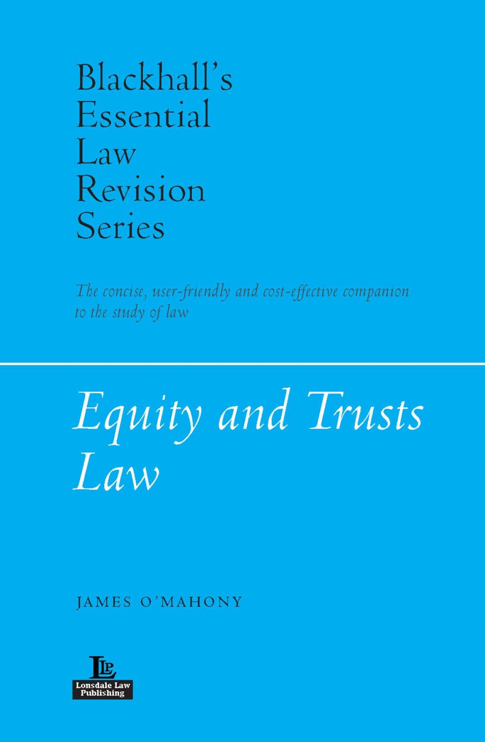 Big bigCover of Equity and Trusts Law