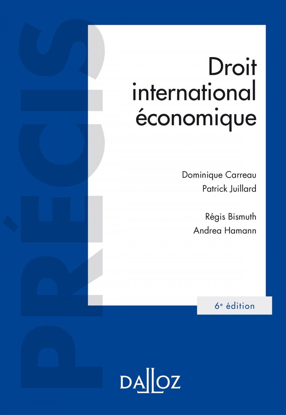 Big bigCover of Droit international économique