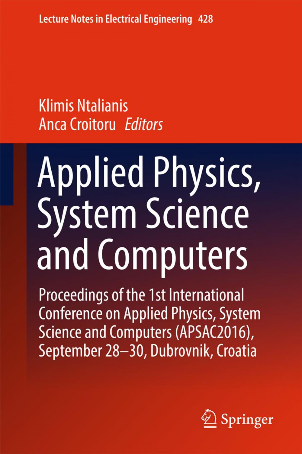 Big bigCover of Applied Physics, System Science and Computers