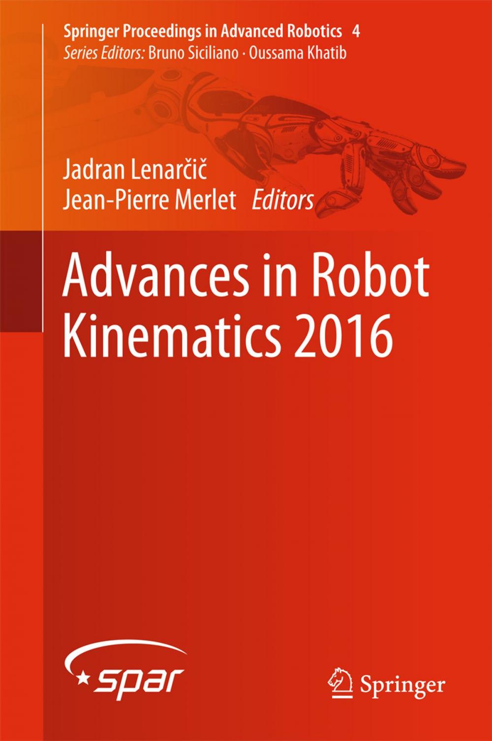 Big bigCover of Advances in Robot Kinematics 2016