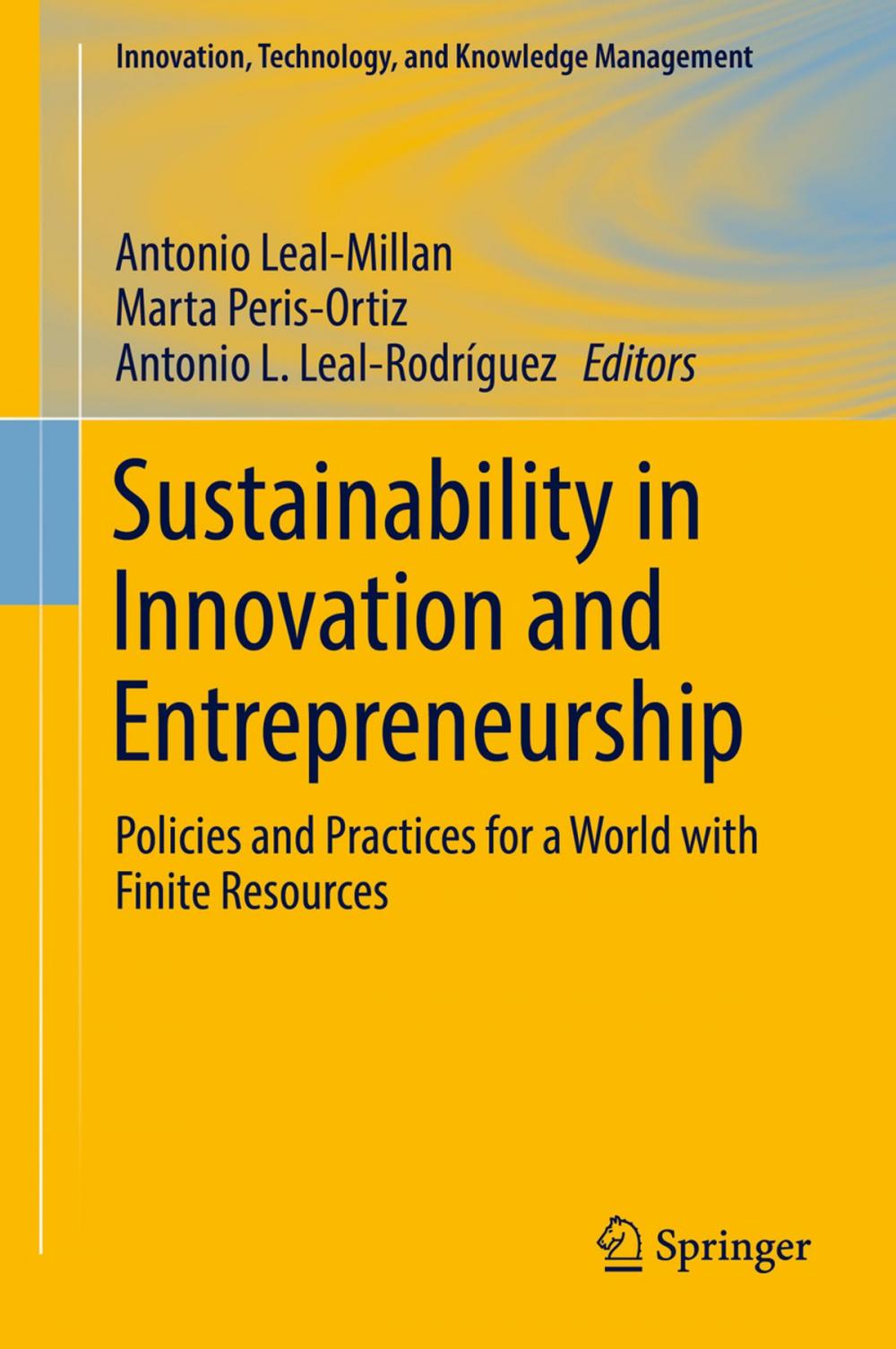 Big bigCover of Sustainability in Innovation and Entrepreneurship