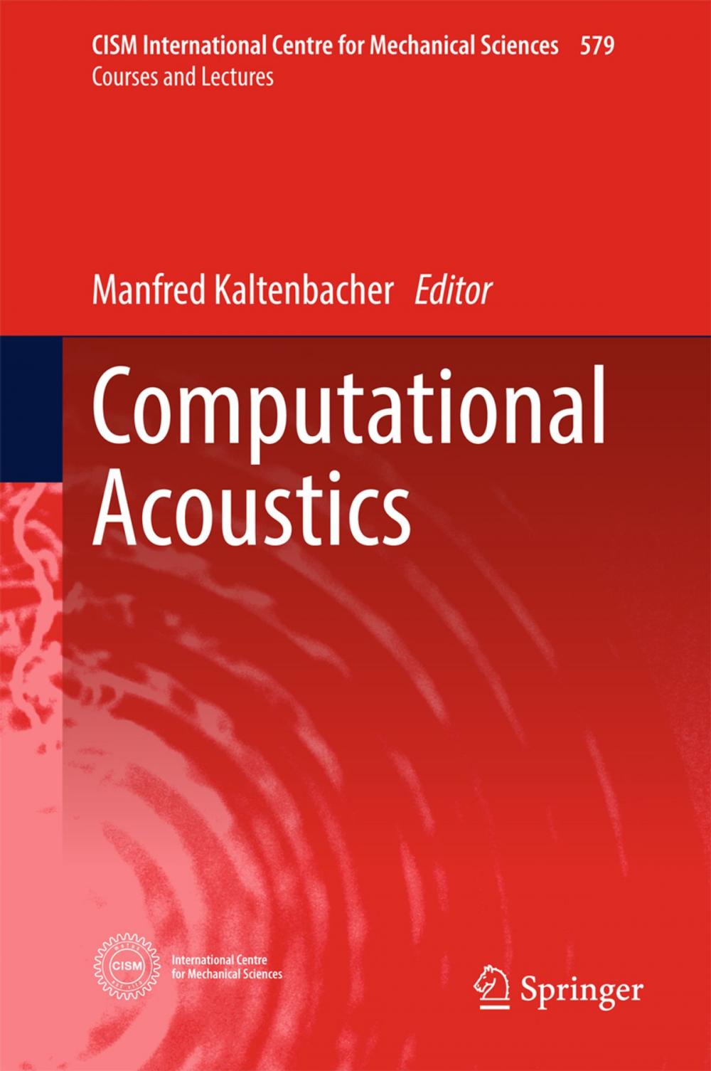 Big bigCover of Computational Acoustics