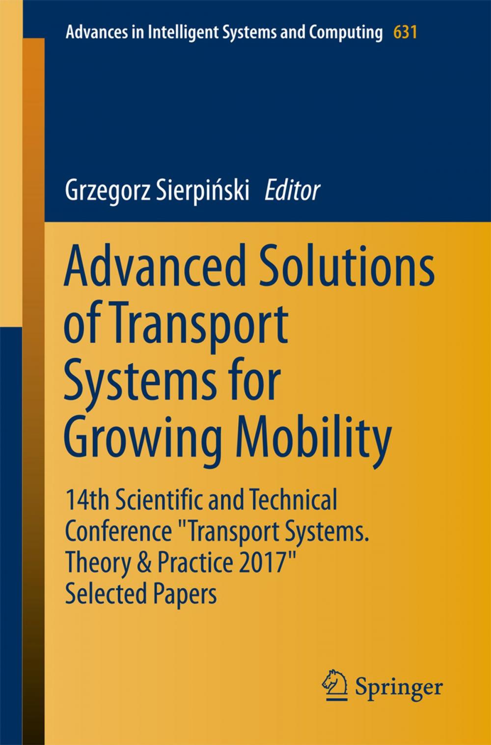 Big bigCover of Advanced Solutions of Transport Systems for Growing Mobility