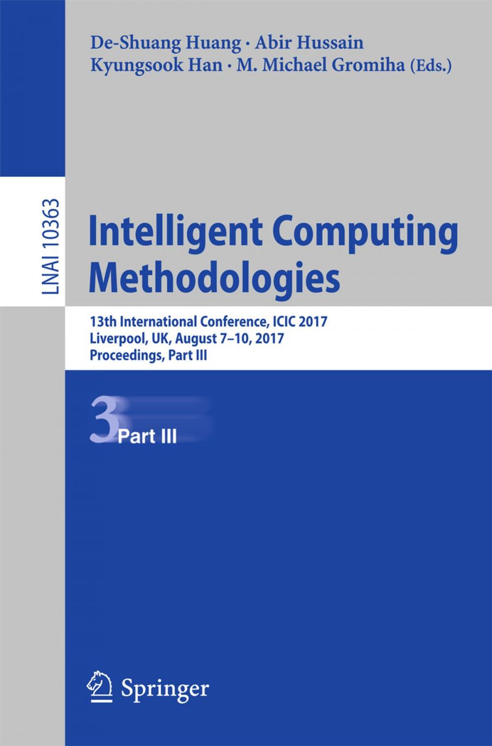 Big bigCover of Intelligent Computing Methodologies