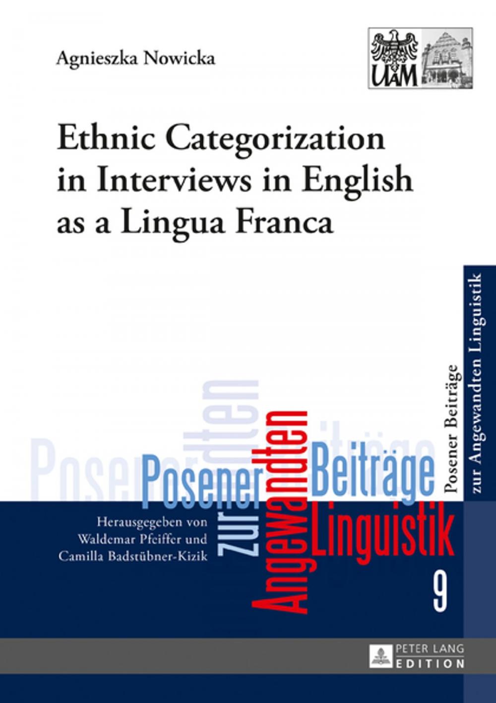 Big bigCover of Ethnic Categorization in Interviews in English as a Lingua Franca