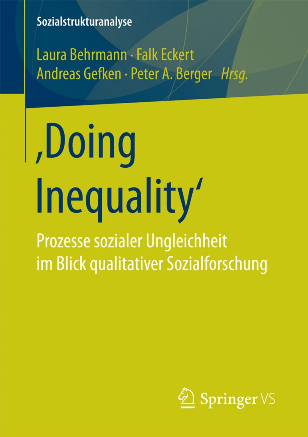 Big bigCover of ‚Doing Inequality‘